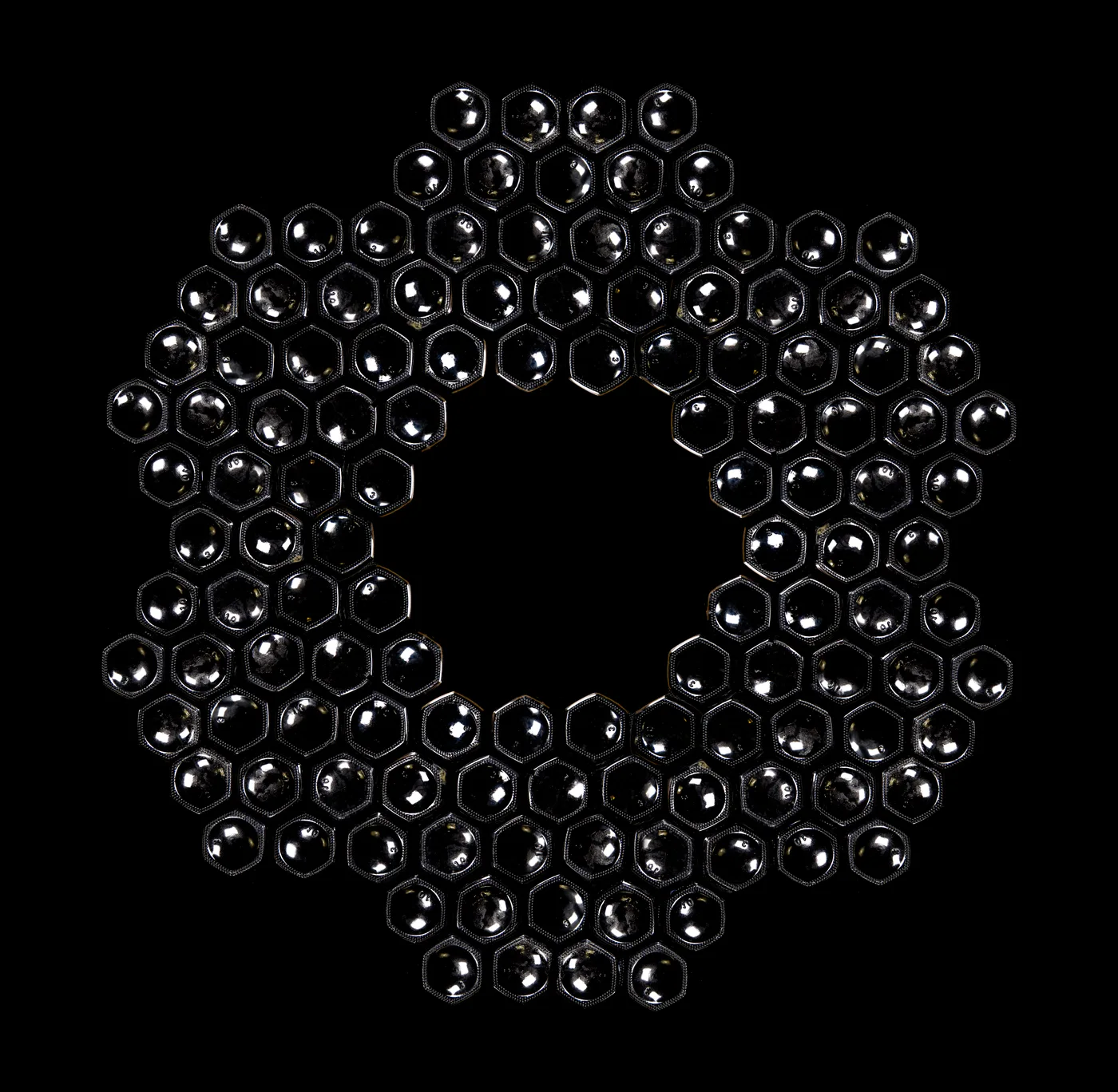 Hexagon collage